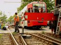 KVB Bahn entgleist Koeln Suelz Hermeskeilerstr Am Beethovenpark P046